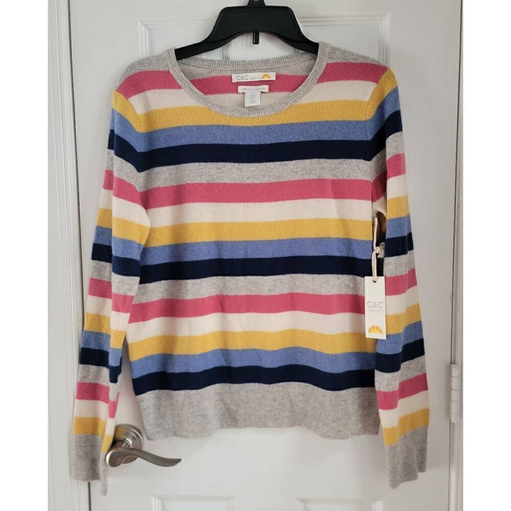 C&C California Cashmere Sweater L NWT
